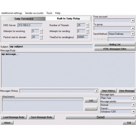 Advance Mass Sender 4.3